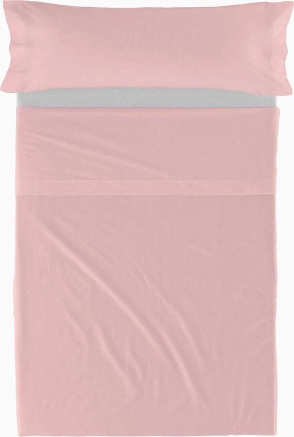 HappyFriday Set beddengoed BASIC KIDS Licht Roze Bed van 80 90 2 Onderdelen