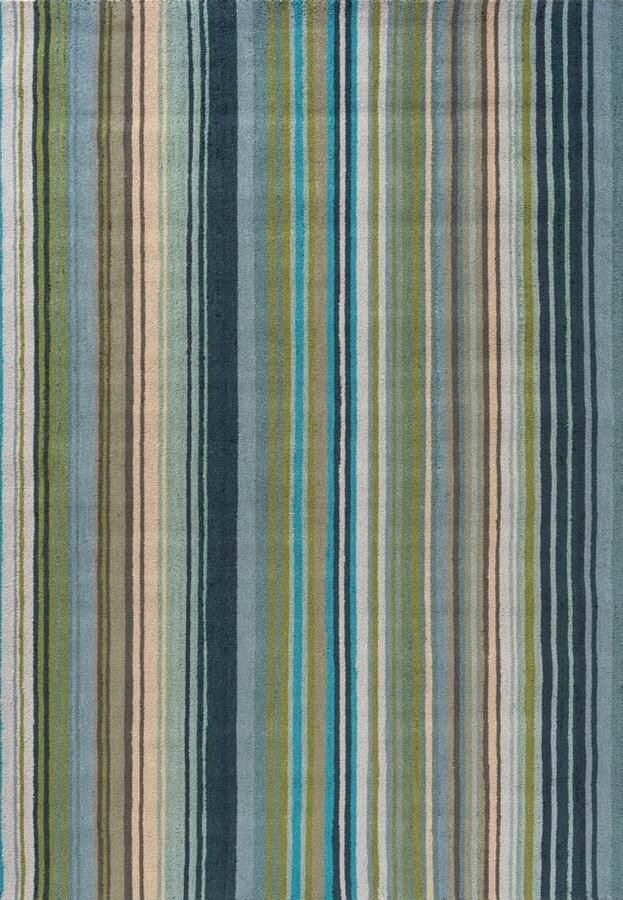 Harlequin Spectro Stripes Marine Rust 442108 Vloerkleed 160 x 230 cm Blue Rectangular Polypropylene Dining room Living room Kitchen Terrace Stripes In & Outdoor Modern - Foto 2