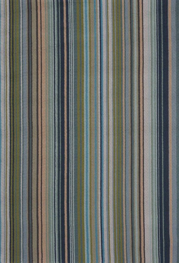 Harlequin Spectro Stripes-Emerald Marine Rust outdoor 442108 140x200 cm Vloerkleed - Foto 2