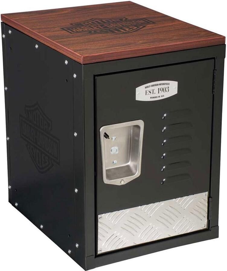 Harley-Davidson Bar & Shield Metalen Opberg Unit Locker