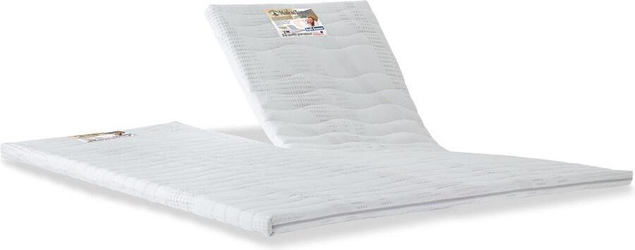 H&D Soft Sense Soft Sense Koudschuim Topper Met split| 6 5cm dik| CoolTouch Comfort-foam Topdek matras 160x200cm split topper