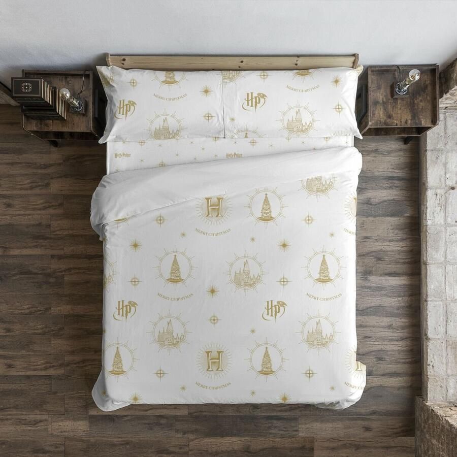 Harry Potter Noorse hoes Hogwarts Gold Christmas 140 x 200 cm Bed van 80