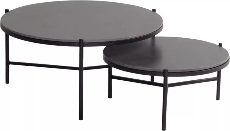 Hartman Carson koffietafel zwart dia. 6 H 30 cm Hartman