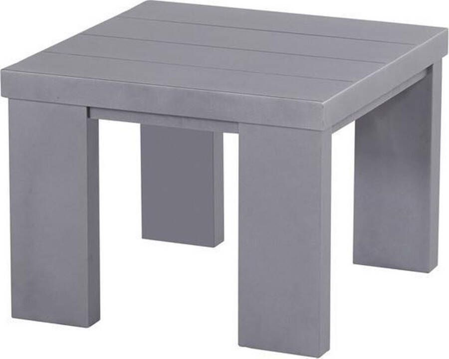 Hartman Titan Lounge Tafel 60x60cm Seal Grey- Grijze Bijzettafel