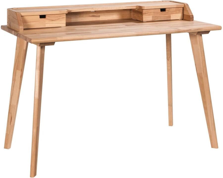 Hasena Accessoires Aska bureau 2 laden massief hout 120x60x85 cm
