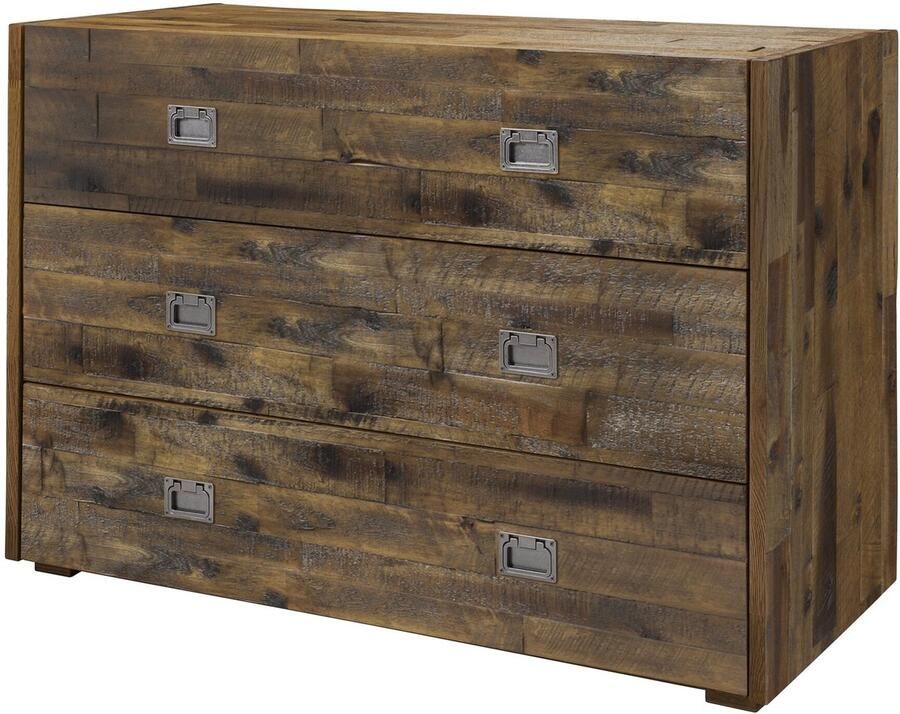 Hasena Factory Line Calino Commode 3 laden massief hout 105x46x71 cm