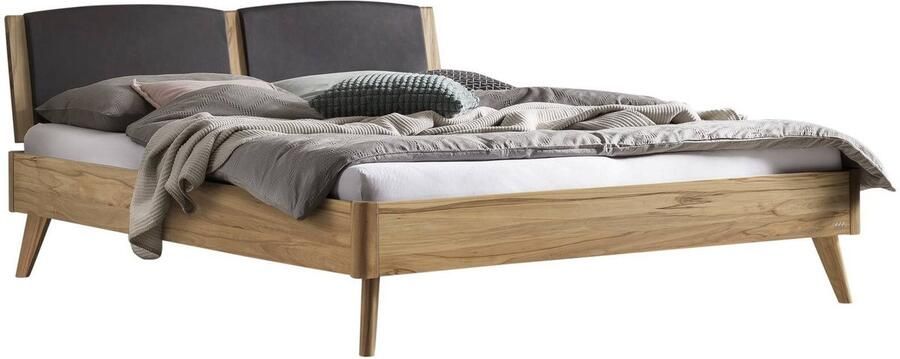 Hasena Lounge Mareto bedombouw massief houten gestoffeerd hoofdbord