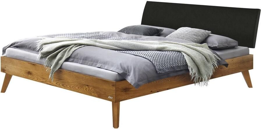 Hasena Trento 16 Caprile bedombouw massief houten bed gestoffeerd hoofdbord