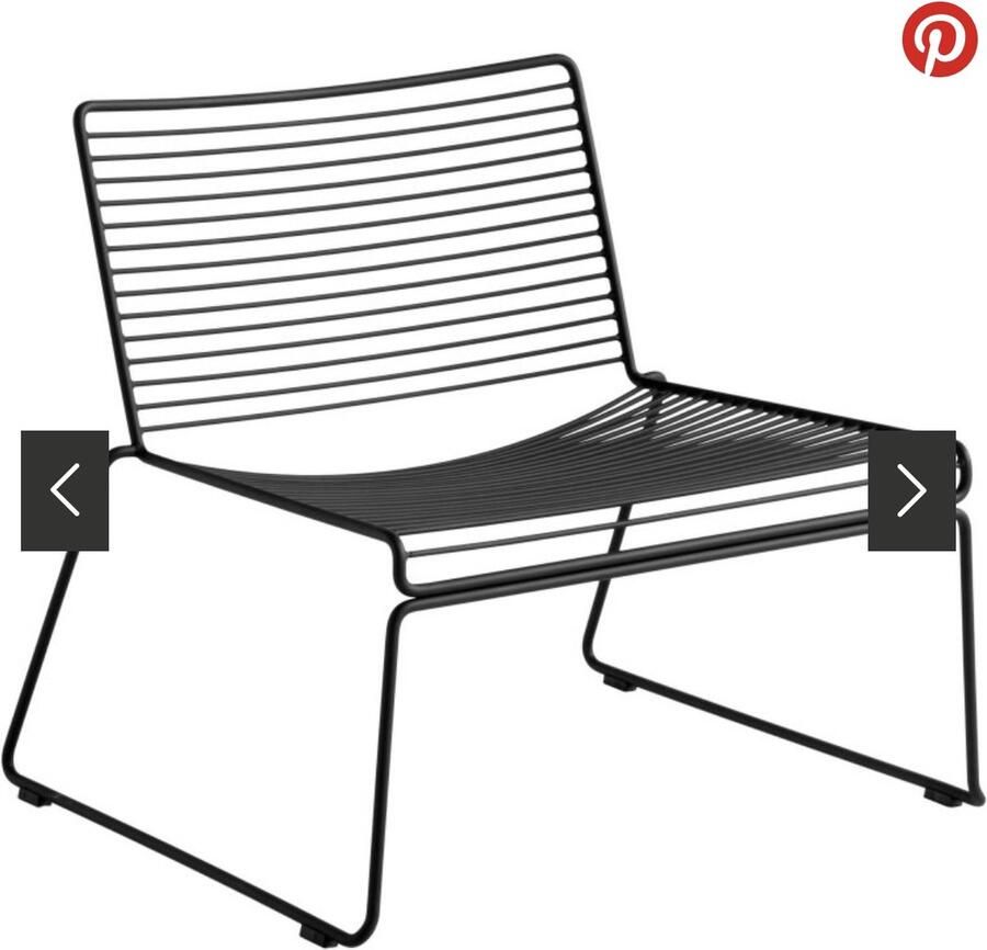 Hay Hee Lounge fauteuil buiten zwart