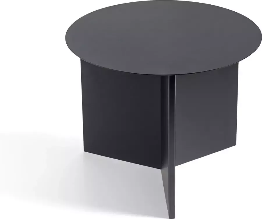 HAY Slit Table Round Bijzettafel Ø 45 cm Zwart - Foto 1