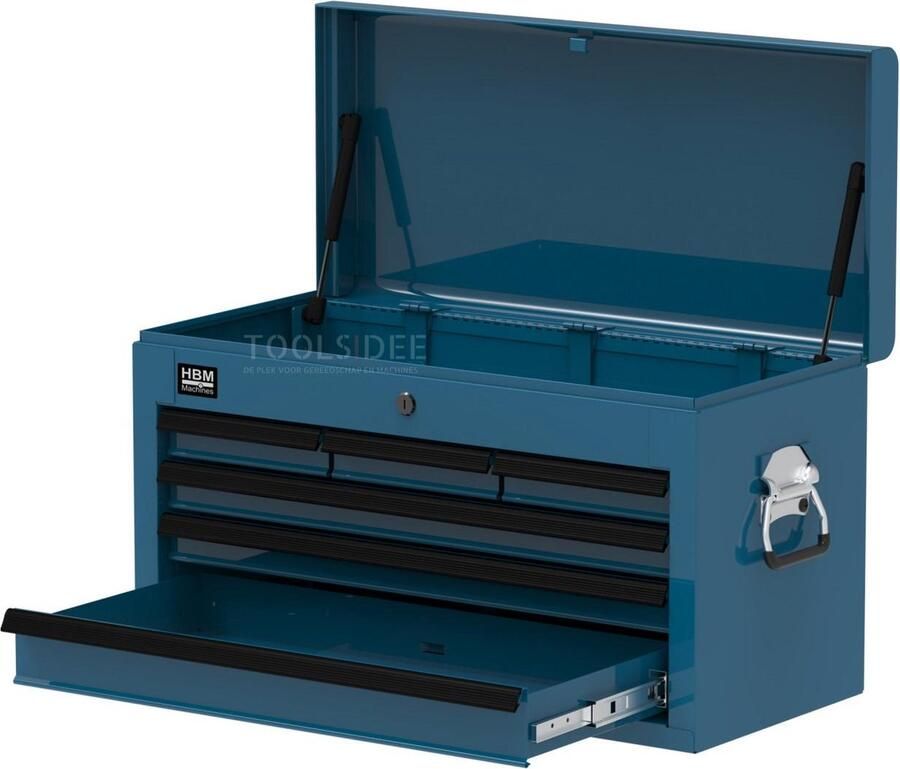 HBM machines HBM gereedschap opzetkast 6 laden blauw