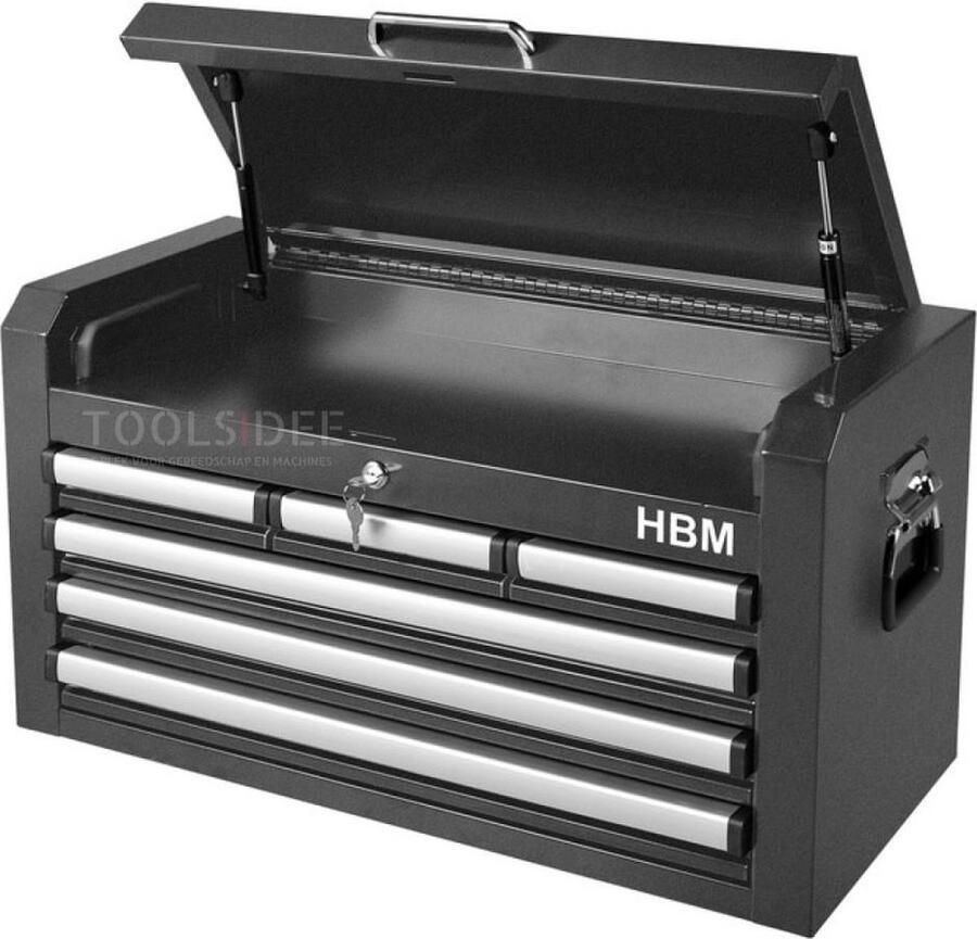 HBM machines HBM opzetkast 66 cm 6 laden zwart