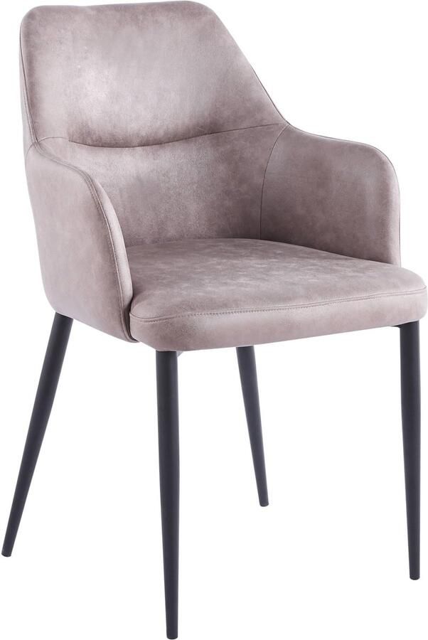 Hearthome & Living Set van 2 eetkamerstoelen Merit