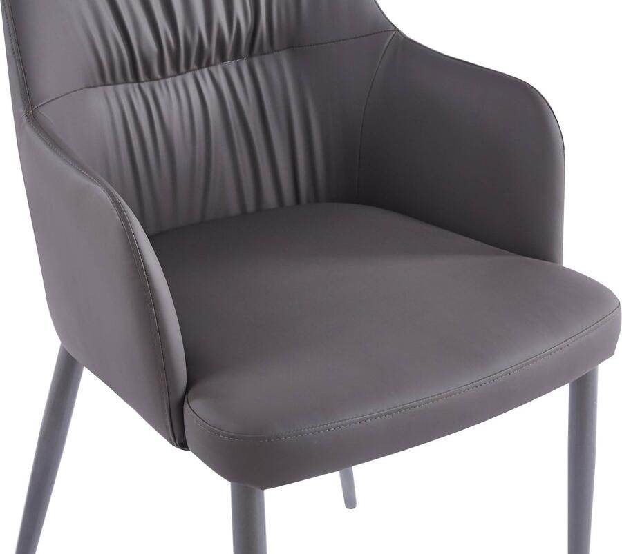 Kayoom Stoel Merit 125 2-pack Comfortabel gepolsterd met armleuning handgemaakt (2 stuks)