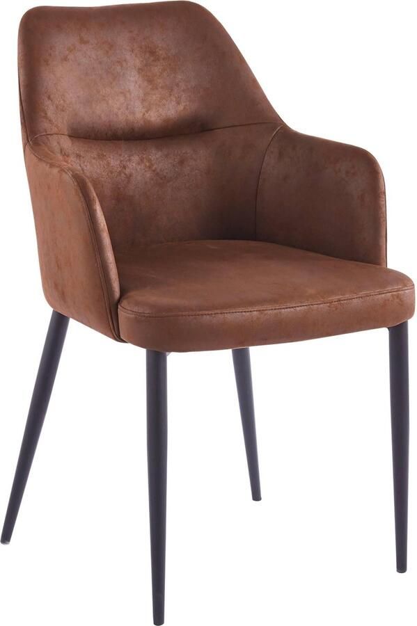 Hearthome & Living Set van 2 eetkamerstoelen Merit