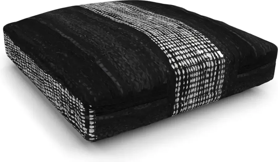 Heckett & Lane Valeria Poef 60x60x10 Black