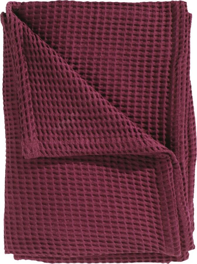 Heckettlane Bed Sprei Wafel Bedsprei 1 persoons Wafeldeken 180x260 Rood