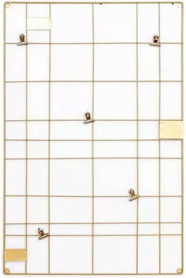 Hejpix Limited Wandrooster Goud 75 cm Foto Rooster Wanddecoratie Wandplaat Foto's ophangen +5 Clips Wandrek Foto Rek - Foto 2