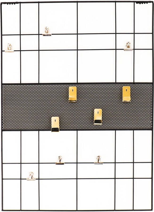 Hejpix Wandrooster Deluxe Zwart 70 cm +5 Clips & +4 Haakjes Foto Rooster Wanddecoratie Wandplaat Foto's ophangen Wandrek Foto Rek - Foto 2