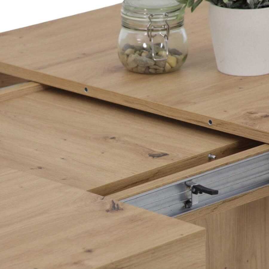 HELA Eettafel op zuil Synchroon uittreksysteem 140-180-220 cm - Foto 2