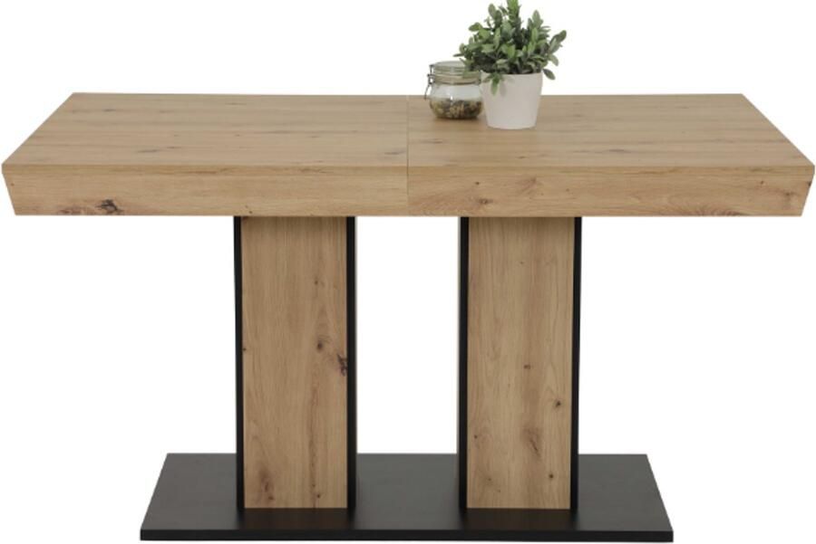 HELA Eettafel op zuil Synchroon uittreksysteem 140-180-220 cm - Foto 12