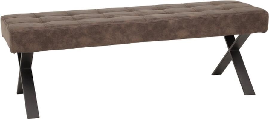 Hela Zitbank Anno zonder rugleuning-vintage bruin - Foto 5