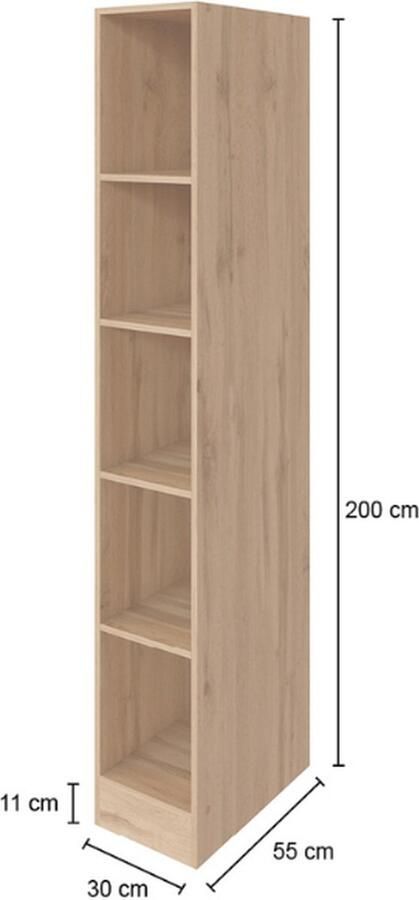 Held Keukenrek Sorrella 4 legplanken eik - Foto 1