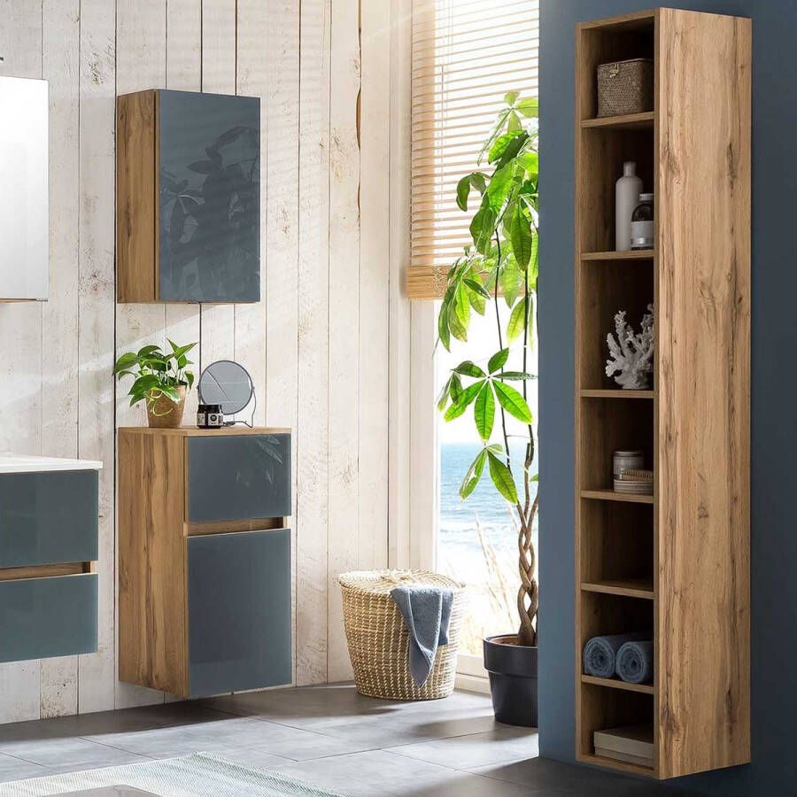 Held Open kolomkast Sefa hoog 25cm wotan eik