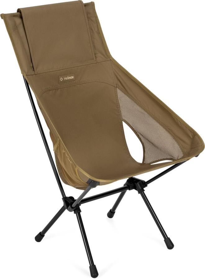 Helinox Chair One Highback Kampeerstoel Camping compact lichtgewicht stoel opvouwbaar Khaki