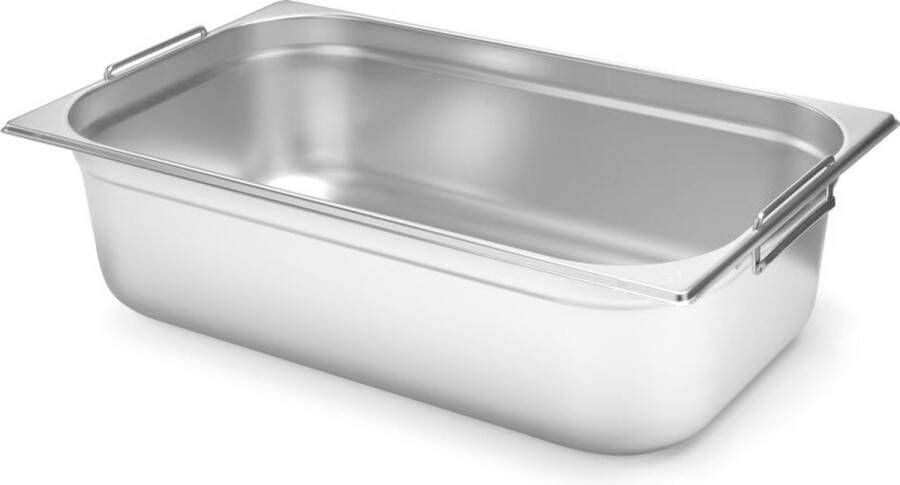 Hendi Gastronorm container roestvrij staal 21L 530x325x150mm stapelbaar vaatwasserbestendig