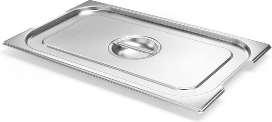 Hendi Deksel voor GN containers Budget Line roestvrij staal 530x325mm stapelbaar