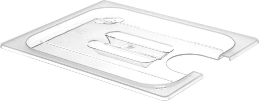 Hendi Deksel voor GN containers uitsparing sous vide stick transparant 265x325mm