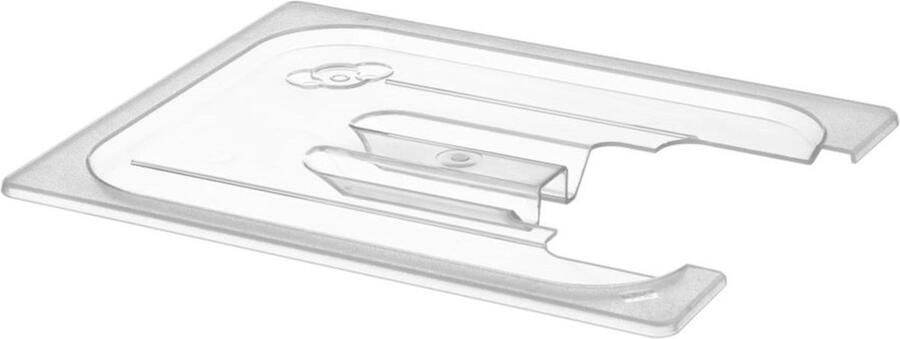 Hendi Deksel voor GN containers uitsparing voor sous vide stick transparant 265x325mm