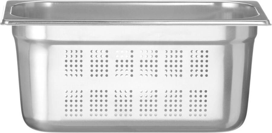 Hendi Gastronormbak geperforeerd 7 8L roestvast staal 200mm hoog - Foto 2