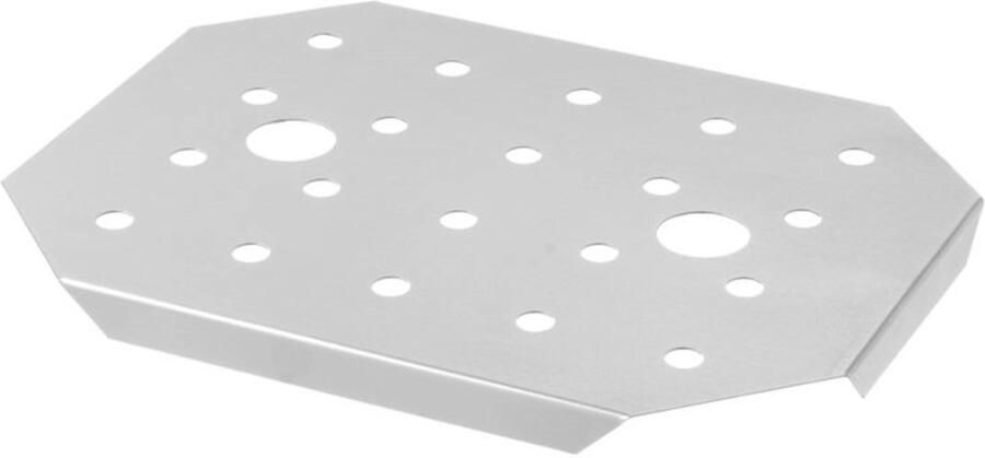 Hendi Geperforeerde roosters GN 1 2 extra sterk eenvoudig te reinigen roestvrij staal