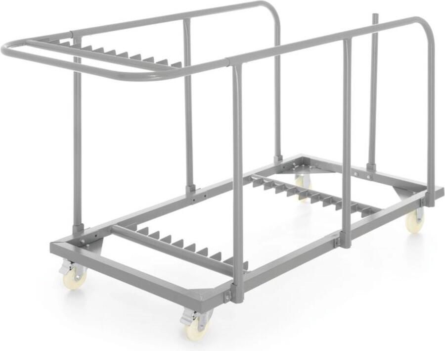 HENDI Inklapbare trolley voor tafels – 1800x850x990 mm – metaal en HDPE – max. 500kg