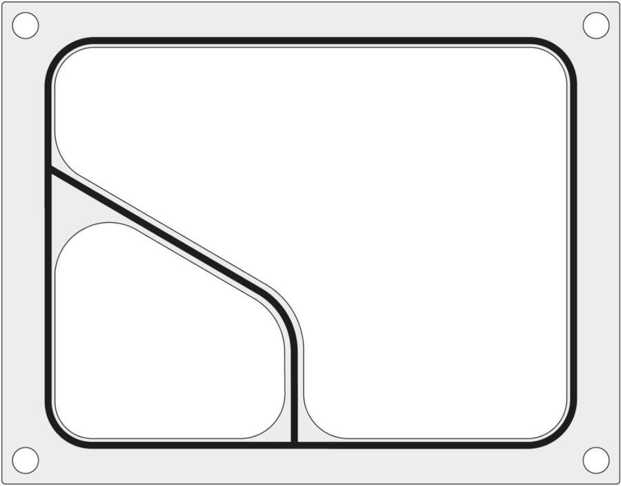 HENDI Matrijs voor MCS sealmachines voor tweedelige COLT tray 227x178 mm 805510