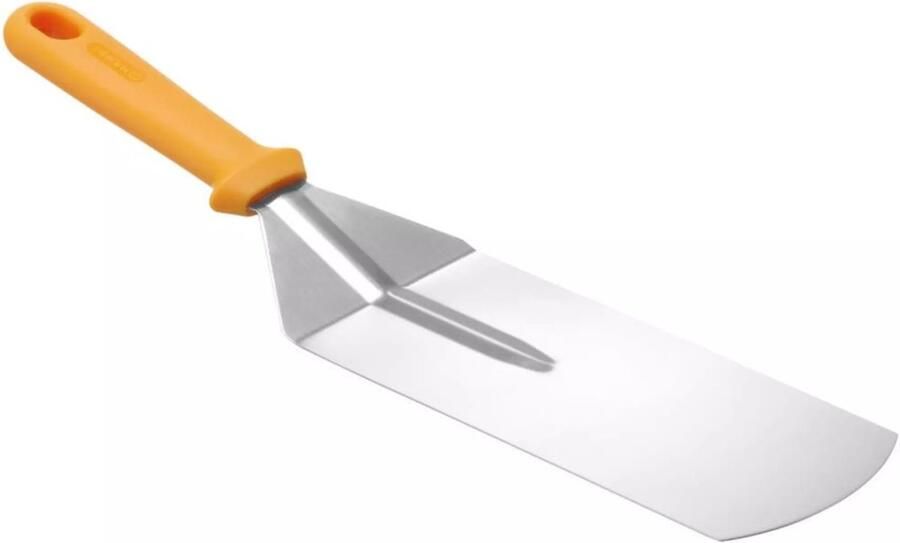 HENDI Pizzaschep roestvast staal zware uitvoering 38x9 cm zilverkleurig voor pizzaoven