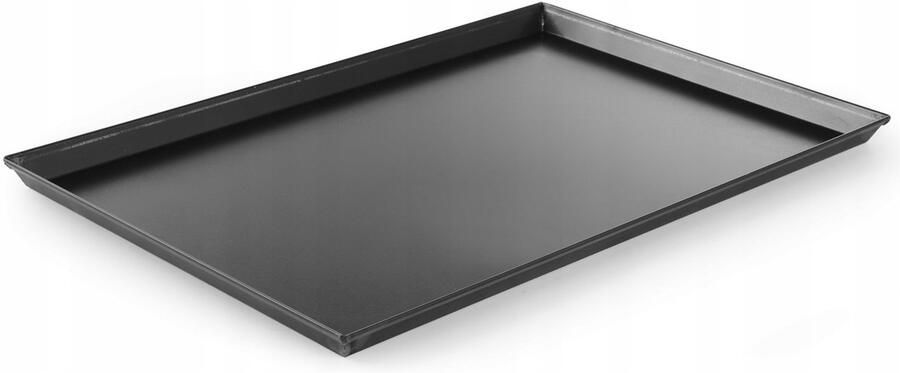 HENDI Rechthoekige bakplaat voor pizza 600x400x25 mm 808276