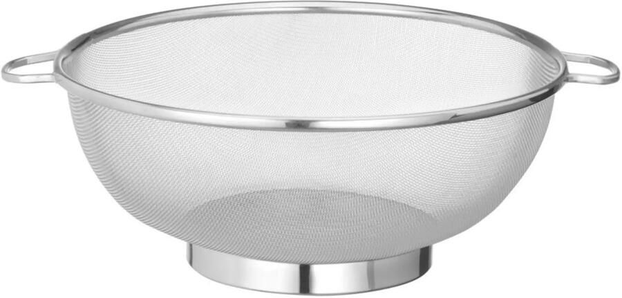 HENDI Roestvast stalen zeef fijn gaas vaatwasbestendig ⌀363 mm 147 mm hoog