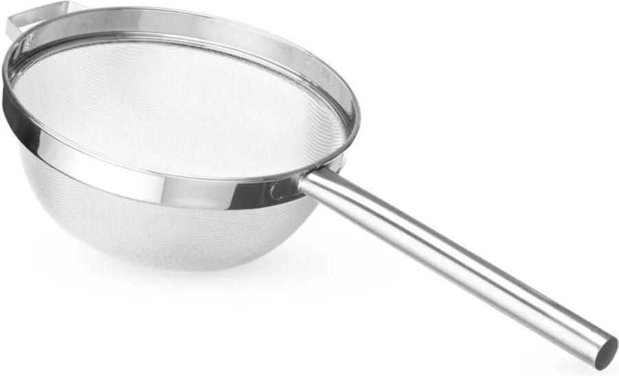 HENDI Soepzeef roestvast staal fijn gaas extra handgreep 535x260x111mm
