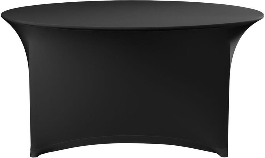 HENDI Symposium Tafelhoes rond Strijkvrij Stretch Ø180 cm Zwart