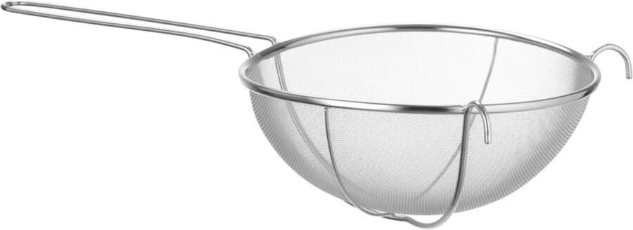 HENDI Verstevigde zeef fijn gaas roestvrij staal 595x305x145 mm