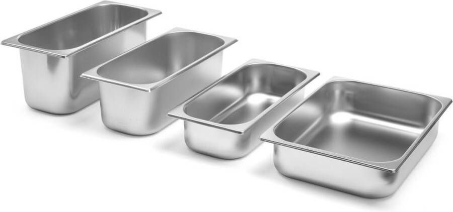 Hendi IJscontainer roestvrij staal gladde randen 6 5 liter vaatwasmachinebestendig - Foto 2