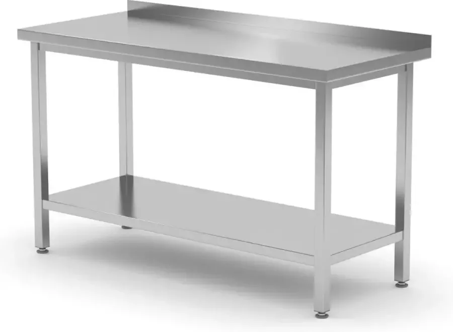 Hendi Muurwerktafel met Schap Budget Line – Geschroefd Diepte: 600 Mm Budget Line 1200x600x(H)850mm 817285 Horeca & Professioneel - Foto 4