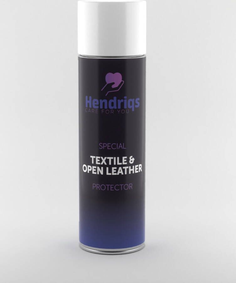 Hendriqs Hendrigs Textile & Open Leather Protector Impregneerspray 500ml voor Meubelstof Kleding en Schoenen Zetelreiniger Waterafstotende Spray Bank Impregneren Waterdicht Waterproof Vlekkenreiniger Meubelreiniger Bankreiniger - Foto 2