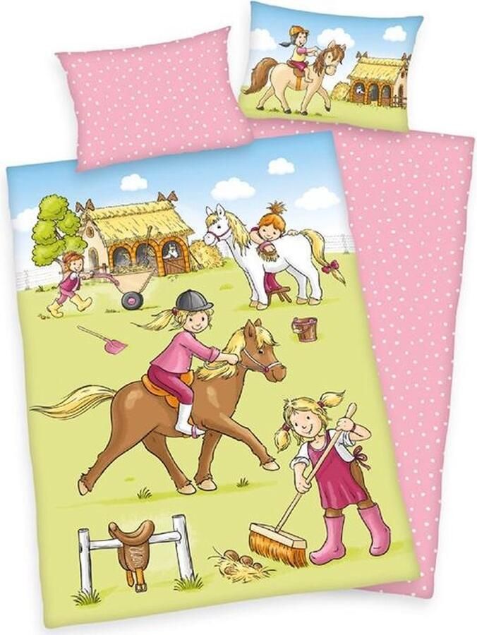Baby Best Baby-overtrekset Ponyboerderij met kinderlijk motief