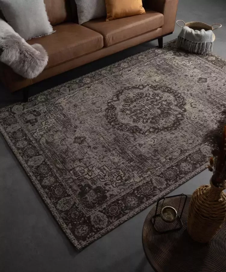 Heritaged Vintage vloerkleed Traditions grijs|taupe 160x240 cm