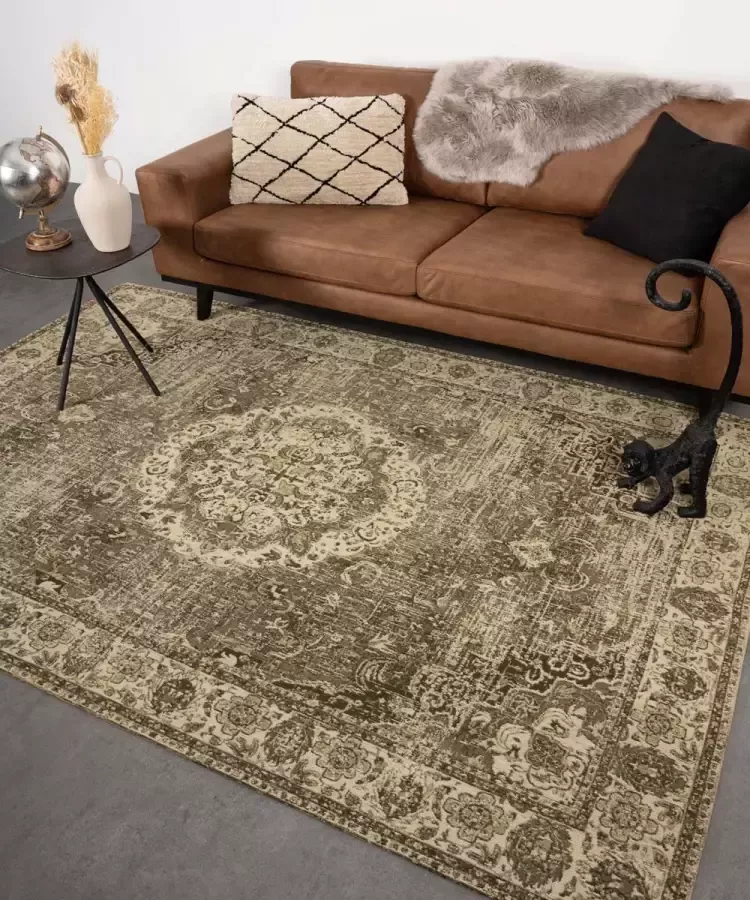 Heritaged Vintage vloerkleed Traditions groen 160x240 cm