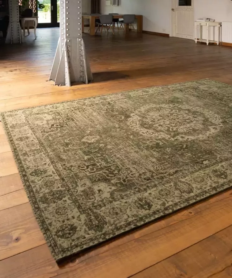Heritaged Vintage vloerkleed Traditions groen 200x290 cm